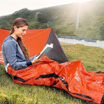 Portable Lightweight Emergency Sleeping Bag - Thermal - Windproof And Waterproof Blanket For Survival