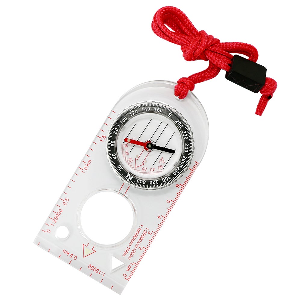 Outdoor Map Scale Compass SD482 Multifunctional Gift With Magnifying Glass