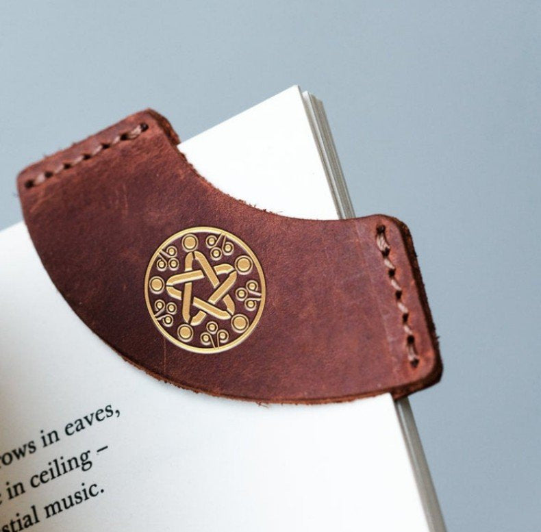 New Leather Bookmark For Books Stationery Gift