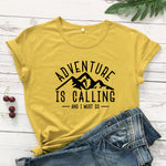 Adventure Is Calling Adventure Lovers Top Tshirt