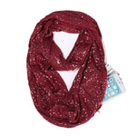 Zip Pocket Scarf For Travel With Hidden Pocket/Zipper