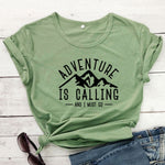 Adventure Is Calling Adventure Lovers Top Tshirt