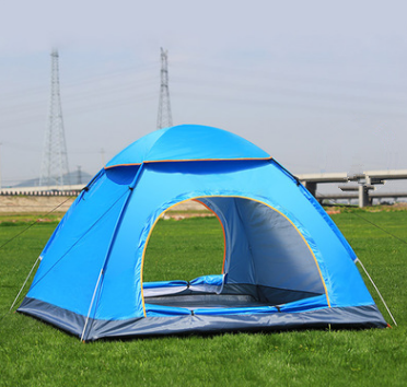 Double Door Foldable Camping Tent