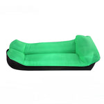 Inflatable Lounger Air Sofa Hammock-Portable Anti-Air Leaking Design-Ideal Couch For Akeside Beach Traveling Camping