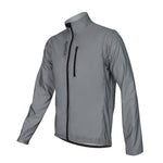 Cycling Reflective Jacket Windbreaker Vest Sleeves Detachable