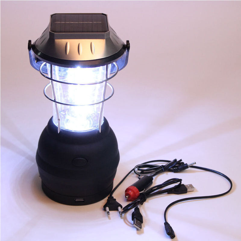 Solar Power LED Lantern Outdoor Camping Light