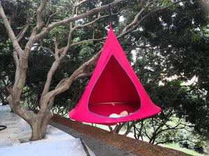 Teepee Hanging Silkworm Camping Swing Hammock