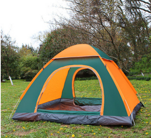 Double Door Foldable Camping Tent