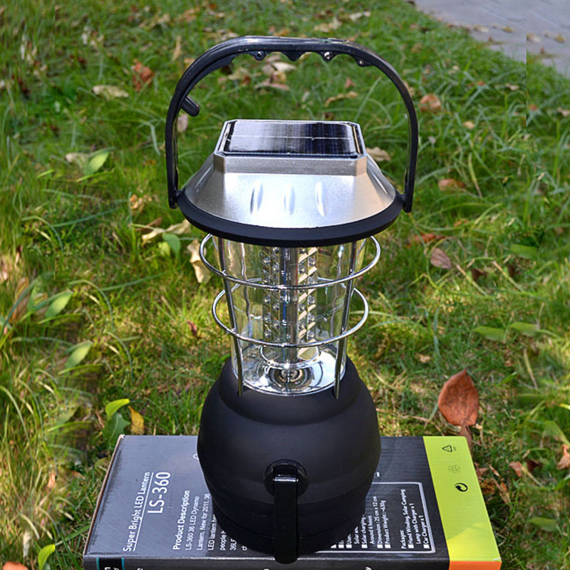 Solar Power LED Lantern Outdoor Camping Light