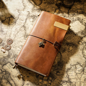 Leather Notebook Passport Top Leather Personality Retro