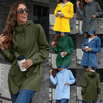 Outdoor Sports Mid-length Zipper Rainproof Top