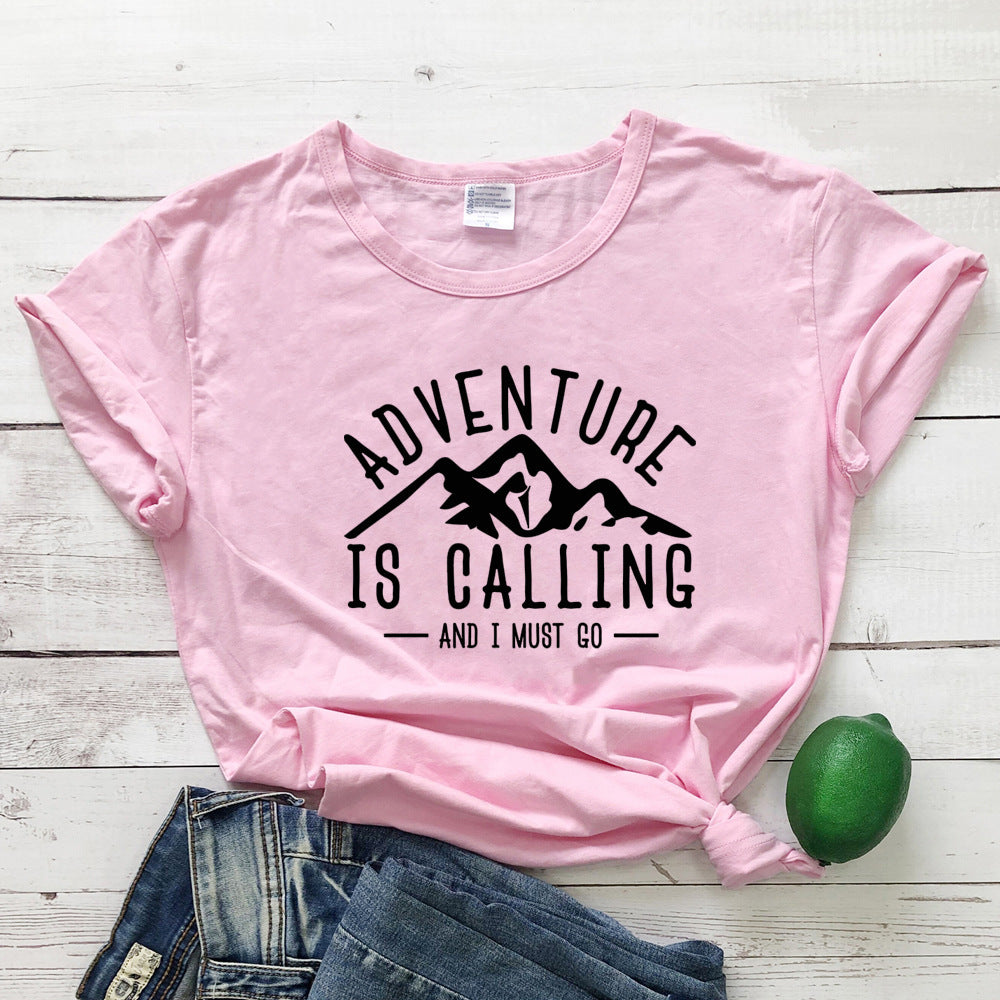 Adventure Is Calling Adventure Lovers Top Tshirt