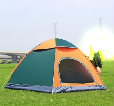 Double Door Foldable Camping Tent