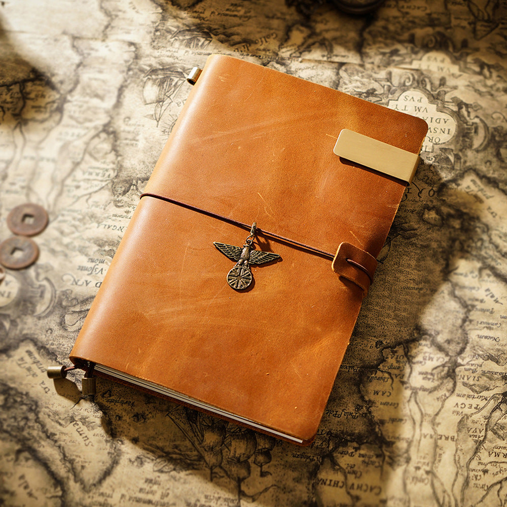 Leather Notebook Passport Top Leather Personality Retro