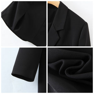 Korean Style Wrinkle-resistant Twill Drape Casual Suit