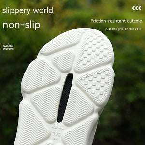 Men's Hollow-out Outdoor Removable Sole Slippers