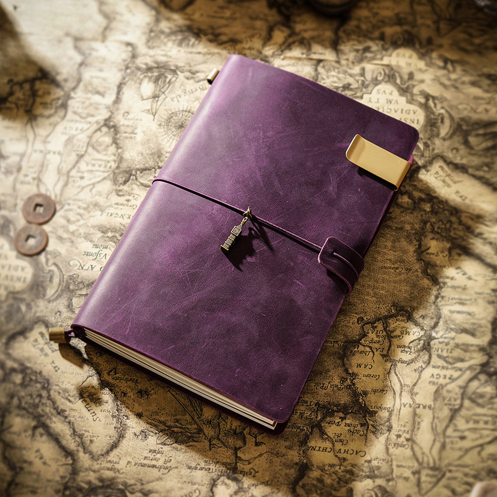 Leather Notebook Passport Top Leather Personality Retro