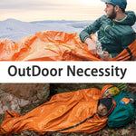 Portable Lightweight Emergency Sleeping Bag - Thermal - Windproof And Waterproof Blanket For Survival