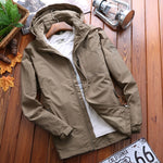 NIANJEEP autumn and winter clothing maleshield outdoor mountaineering suit and a casual and velvet jacket jacket