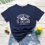 Adventure Is Calling Adventure Lovers Top Tshirt