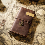 Leather Notebook Passport Top Leather Personality Retro