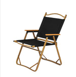 Wood Grain Aluminum Alloy Outdoor Portable Camping Equipment Folding Chair