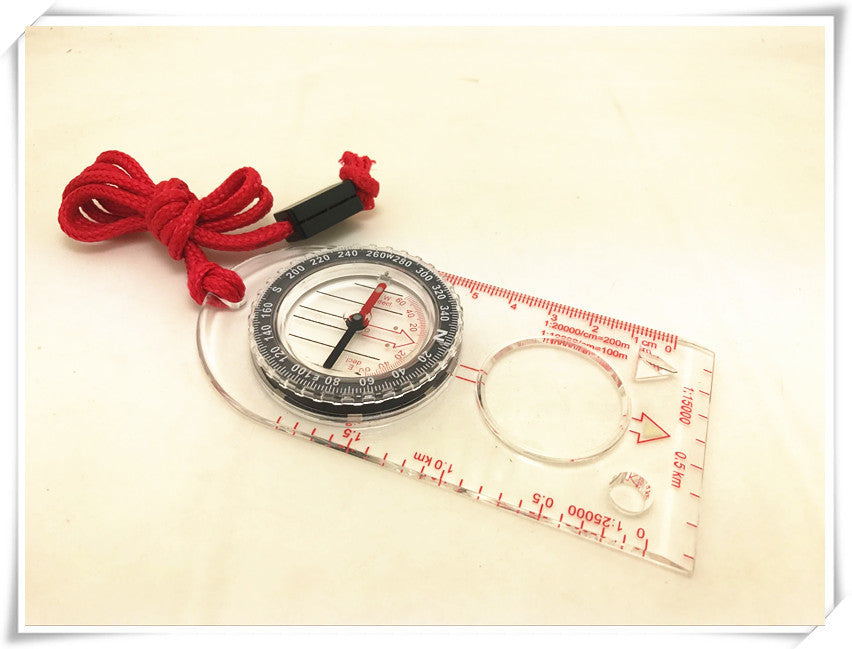 Outdoor Map Scale Compass SD482 Multifunctional Gift With Magnifying Glass