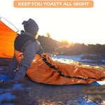 Portable Lightweight Emergency Sleeping Bag - Thermal - Windproof And Waterproof Blanket For Survival