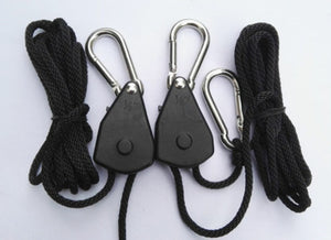 Outdoor Camping Thicken Pulley Rope Adjustable Tent Canopy Rope Lifting Pulley Hook Tent Canopy Fixing Pulley Rope