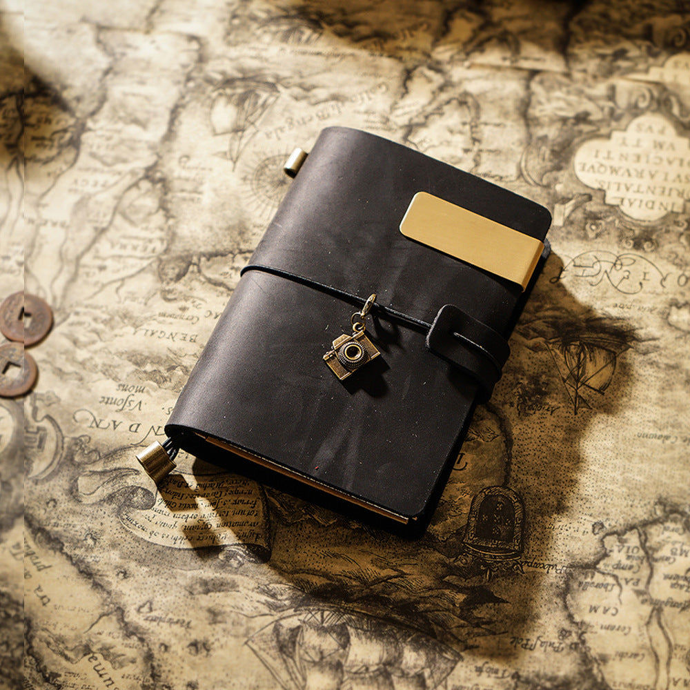 Leather Notebook Passport Top Leather Personality Retro