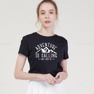 Adventure Is Calling Adventure Lovers Top Tshirt