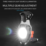 LED Light Bottle Opener Hook Muti-function Portable Flashlight Outdoor Camping