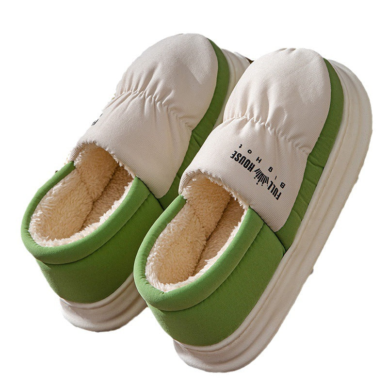 Bag Heel Winter Cotton Slippers