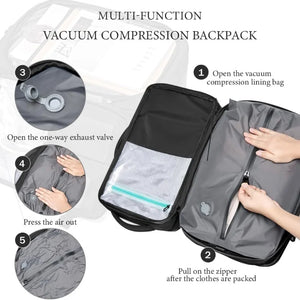 Vacuum Backpack with Sealed Compression System