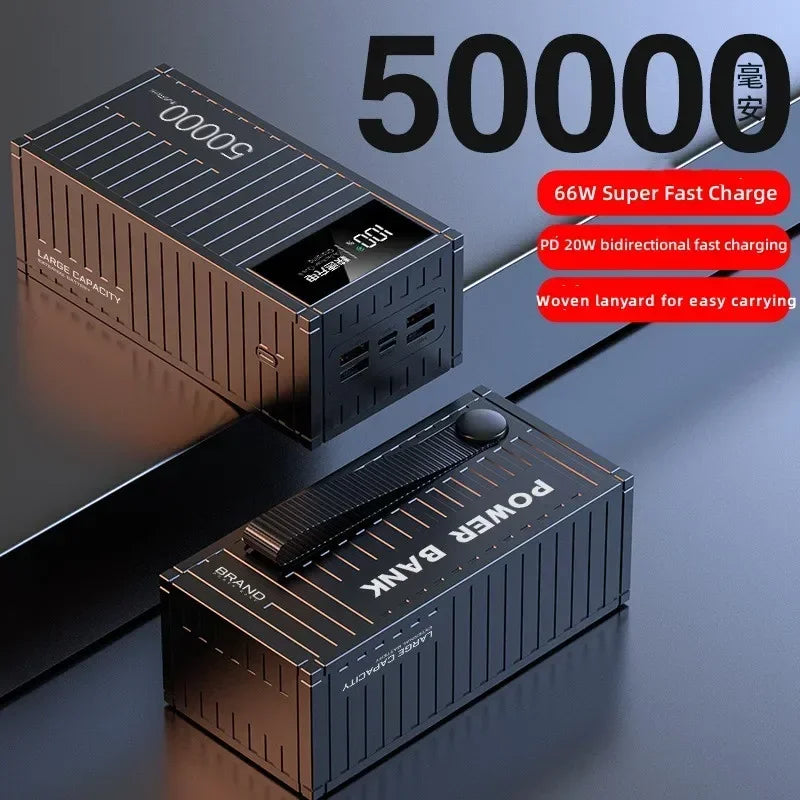 50000mAh Power Bank 66W Super Fast Charging