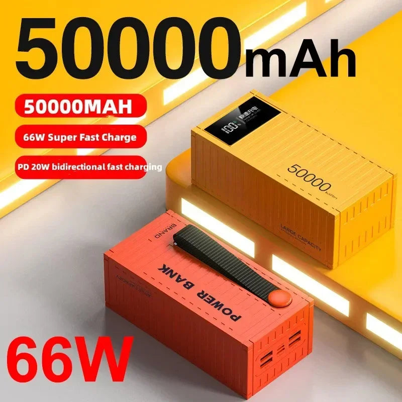 50000mAh Power Bank 66W Super Fast Charging