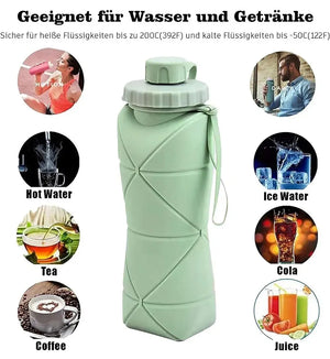 Collapsible Silicone Water Bottle