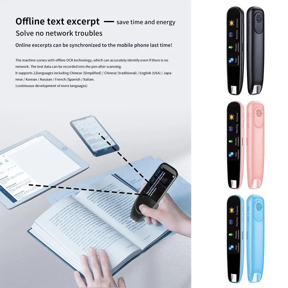 Offline Translation Pen Reading 123 Languages