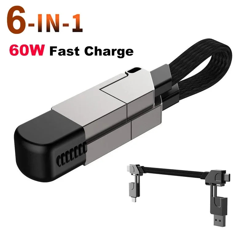 6 In 1 Multi Fast Charging Cable