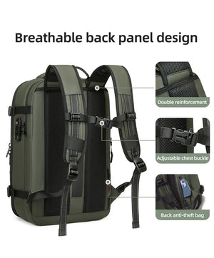 Vacuum Backpack with Sealed Compression System