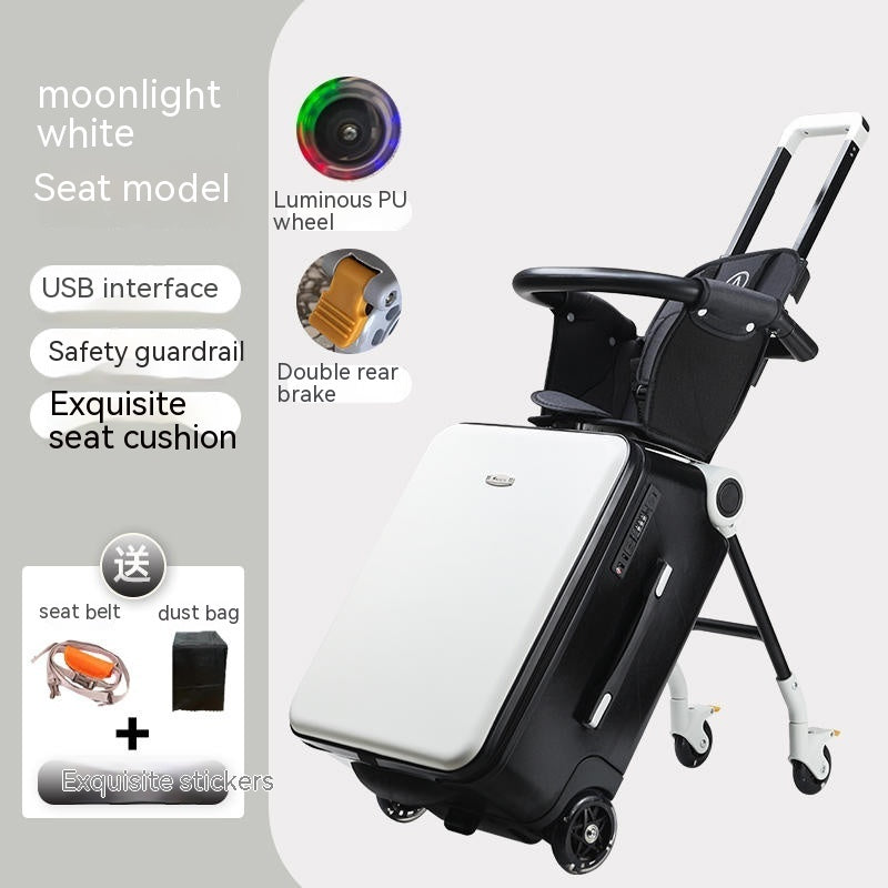 Multifunctional Trolley Case For Travelers with Children  Sit