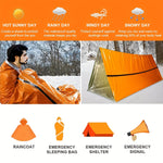 Portable Lightweight Emergency Sleeping Bag - Thermal - Windproof And Waterproof Blanket For Survival