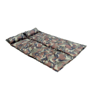 Inflatable Outdoor Camping Sleeping Mat With Pillow