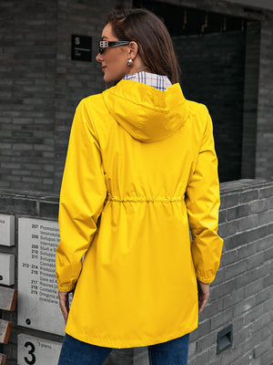 Outdoor Sports Mid-length Zipper Rainproof Top