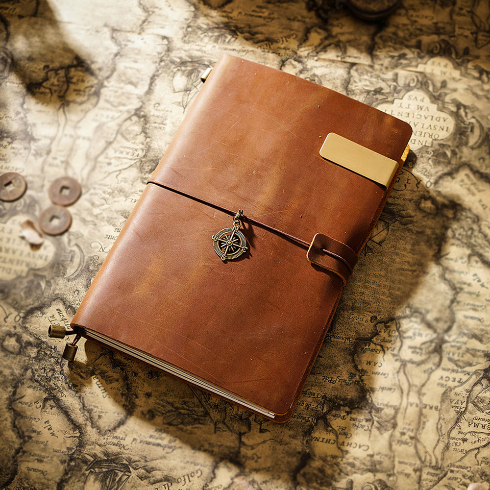 Leather Notebook Passport Top Leather Personality Retro