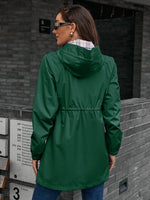 Outdoor Sports Mid-length Zipper Rainproof Top