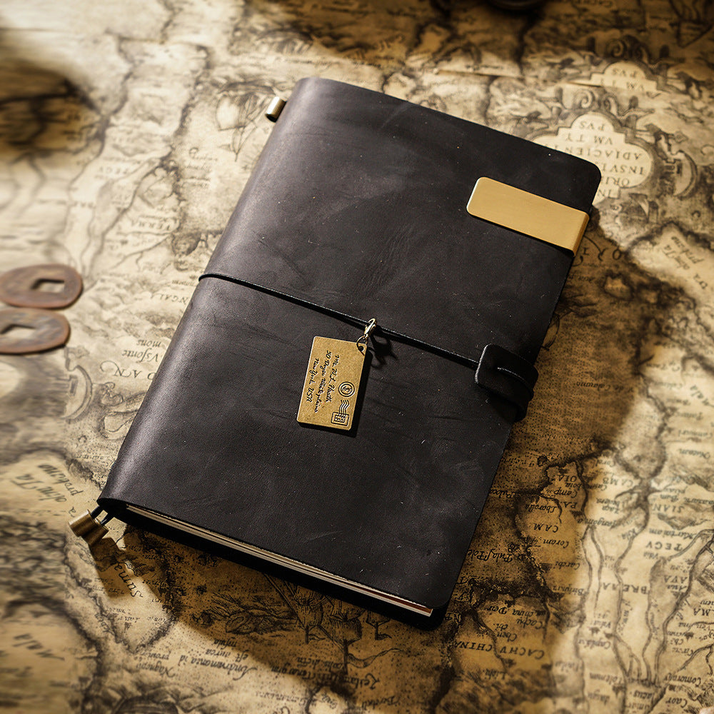 Leather Notebook Passport Top Leather Personality Retro