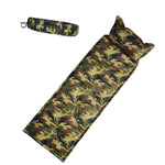 Inflatable Outdoor Camping Sleeping Mat With Pillow