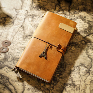 Leather Notebook Passport Top Leather Personality Retro