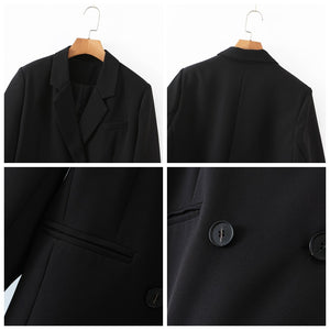 Korean Style Wrinkle-resistant Twill Drape Casual Suit